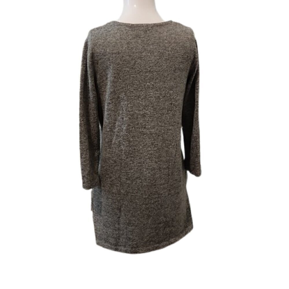 [Copper Key] Gray Tunic Sweater - Picture 3 of 7